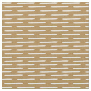 Ivory Lines on Dark Grey Orange Fabric