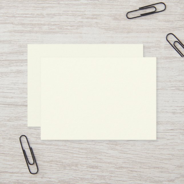 Ivory Mighty Business Card (Front/Back In Situ)