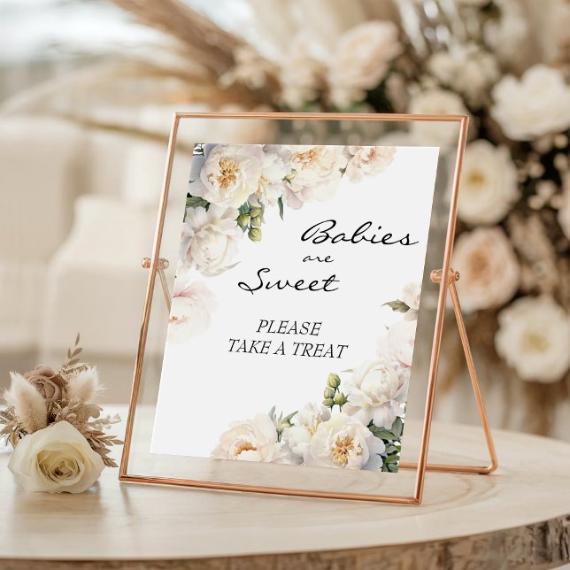 Ivory Peony Neutral Babies Are Sweet Sign (Creator Uploaded)