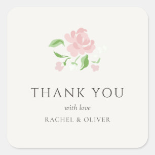 Ivory   Petit Floral Wedding Sticker