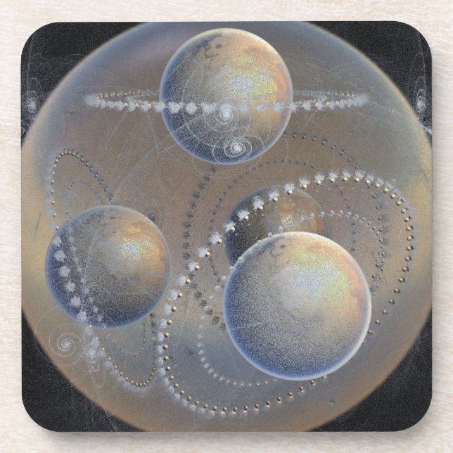 Ivory Planets Coaster (Front)
