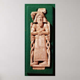 Ivory plaquette of a god poster