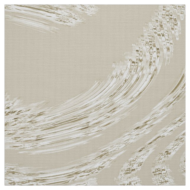 Ivory Polyester Poplin Fabric (Swatch)