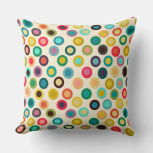 ivory pop spot cushion