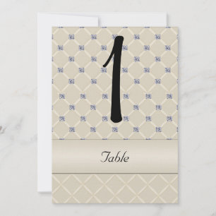 Ivory Quilted Bling Posh Wedding Response Card
