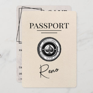 Ivory Reno Passport Save The Date