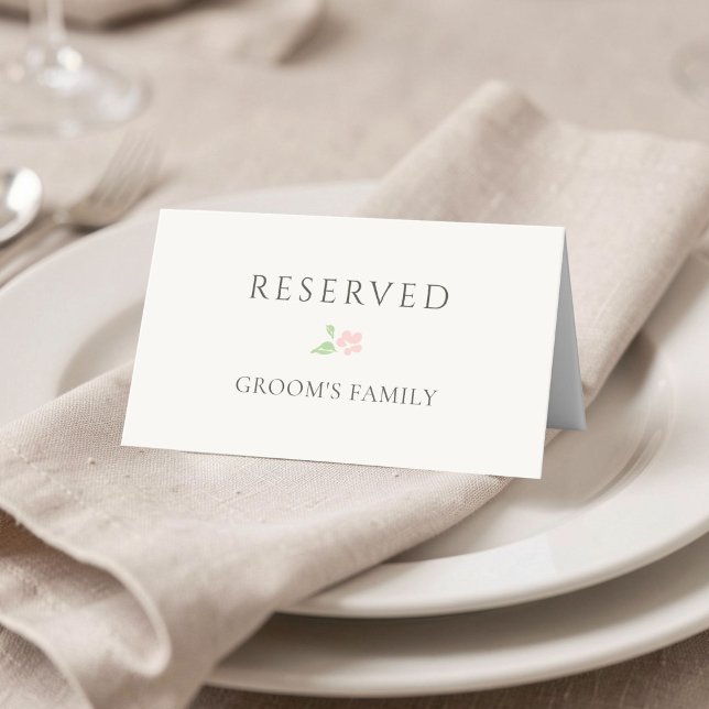 Ivory | RESERVED for Wedding Place Card (Creator Uploaded)