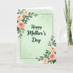 Ivory Rose Mothers Day Card