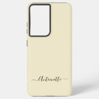 Ivory Simple Minimalist Script Custom Name