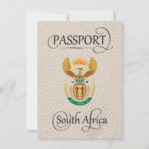 Ivory South Africa Passport Save the Date