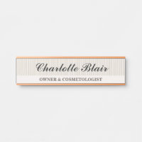 Ivory Striped Elegant