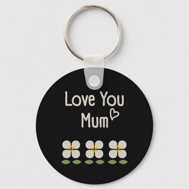 IVORY VINES - Botanical Key Ring Mother's Day (Front)