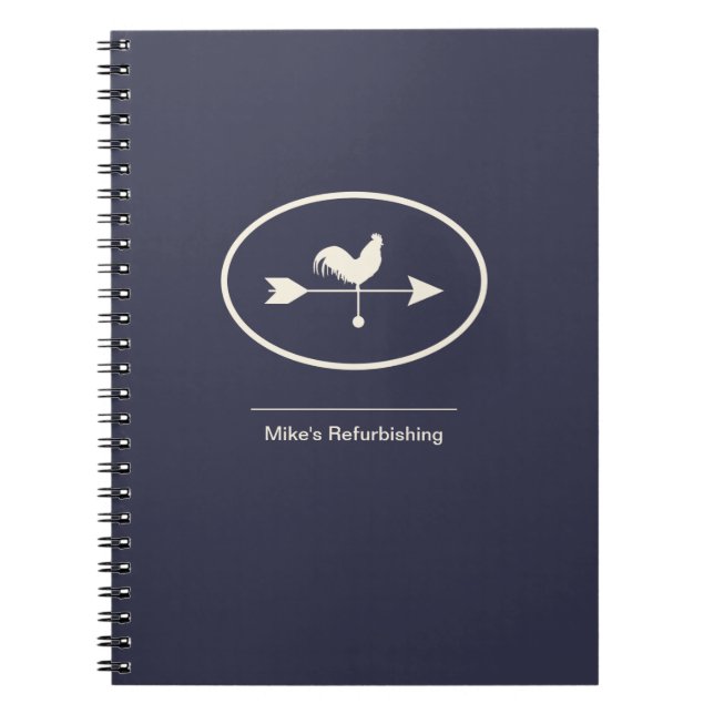Ivory Weathervane Notebook (Front)