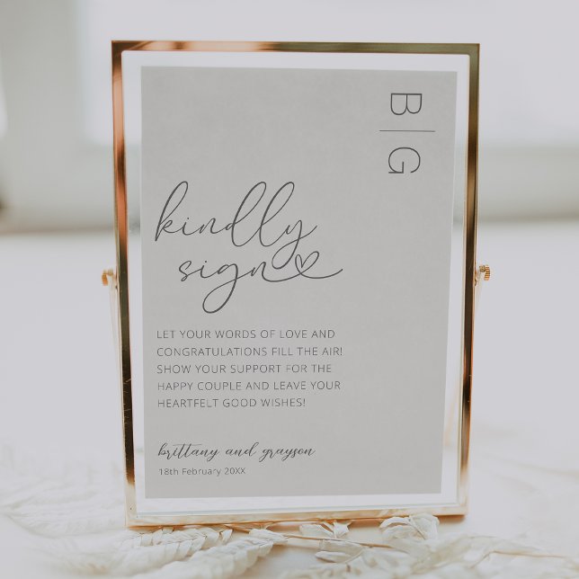 Ivory Wedding Guestbook Sign (Creator Uploaded)