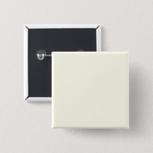 Ivory White FFFFF0 Colour, With Option to Add Imag 15 Cm Square Badge