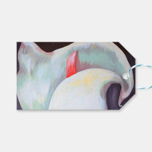 Ivory White Orchid With Lilac Lemon Hues Gift Tags