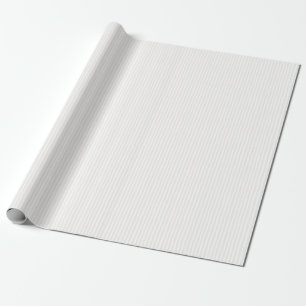 Ivory & White Wonky Stripes Wrapping Paper
