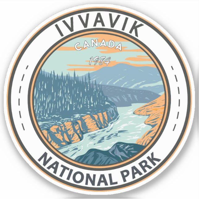 Ivvavik National Park Canada Travel Art Vintage (Front)