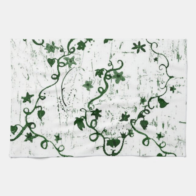Ivy Abstract Tea Towel (Horizontal)