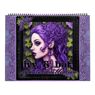 Ivy and Bat Signature Collection Art Calendar
