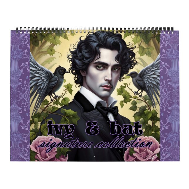 Ivy and Bat Signature Collection Art Calendar (Cover)