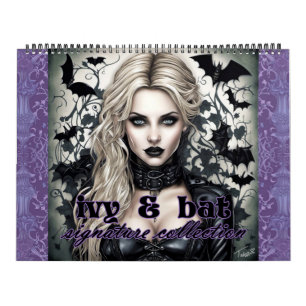 Ivy and Bat Signature Collection Art Calendar