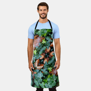 Ivy and field stone adult apron