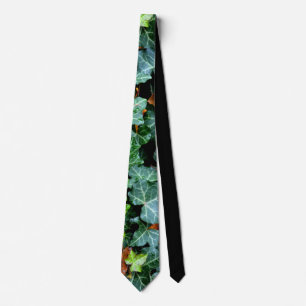 Ivy and field stone neck tie