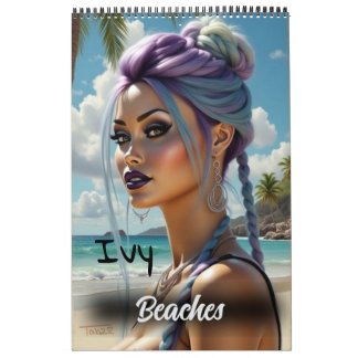 Ivy Beaches Pinup Collectable Art Calendar