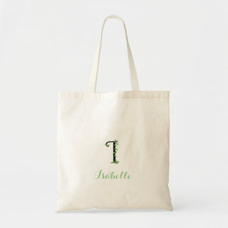 Ivy Design on Monogram I Tote Bag