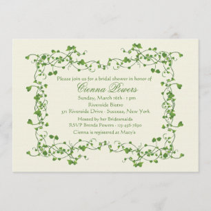 Ivy Frame Bridal Shower Invitation