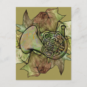 Ivy French Horn                                    Postcard