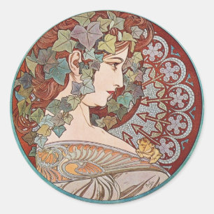 Ivy godess classic round sticker