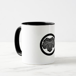 Ivy leaf in circle mug