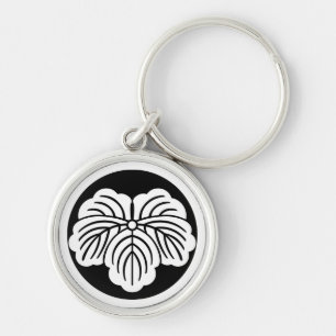 Ivy leaf in rice cake key ring