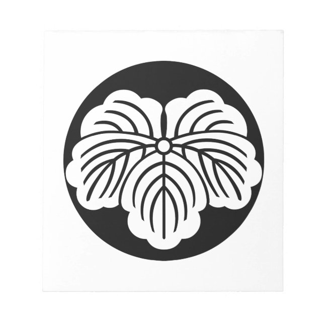 Ivy leaf in rice cake notepad (Front)