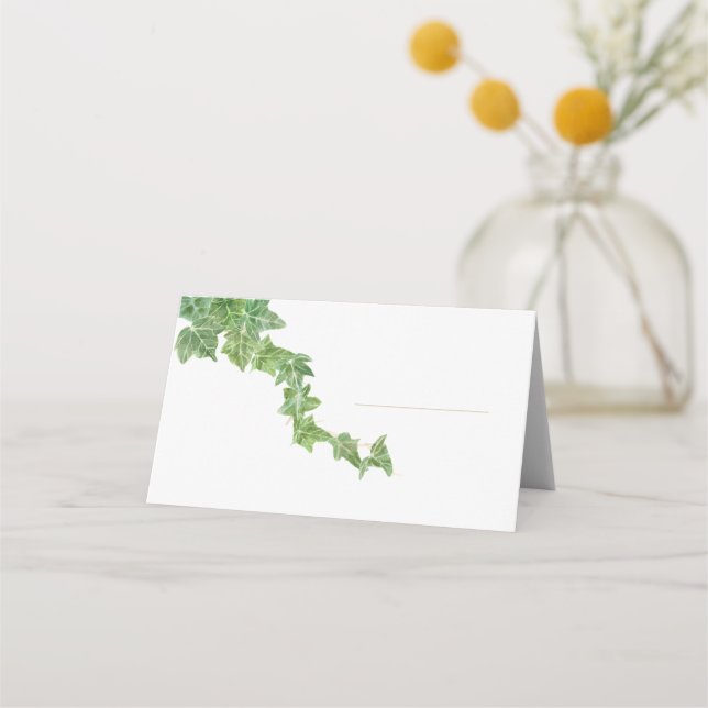 Ivy Leaf Place Cards (Front)