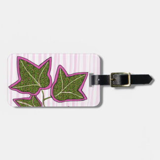Ivy Leaf Sun Luggage Tag