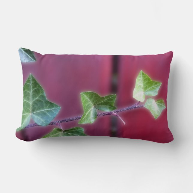 Ivy leaves lumbar cushion (Front)