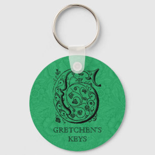 Ivy Monogram G Keychain