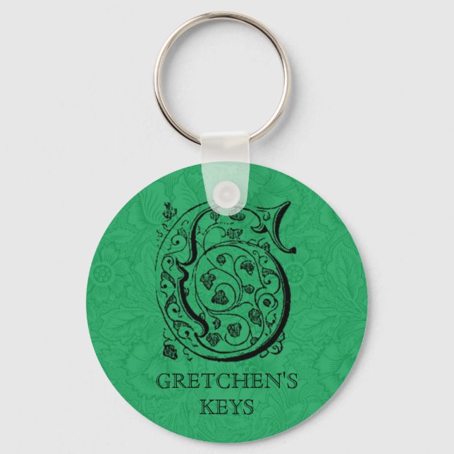 Ivy Monogram G Keychain (Front)