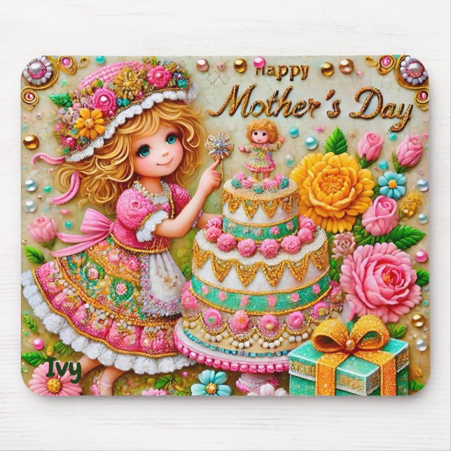 IVY  ~ MOTHER'S DAY ~  MOUSE PAD (Front)