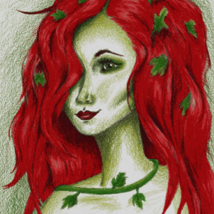 Redhead Fantasy Art Wall Decor Zazzle Com Au