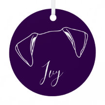 Ivy Ornament (Paw Prints)