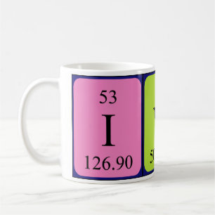 Ivy periodic table name mug