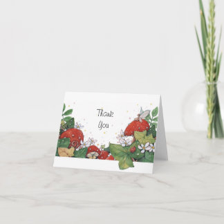 Ivy & Toadstool Illumination Thank You Card