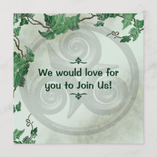 Ivy Triskel Invitation