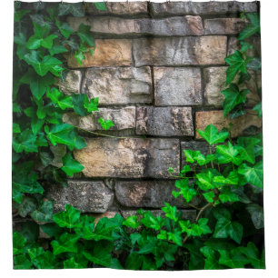 Ivy vine leaf plant broadleaf shower curtain