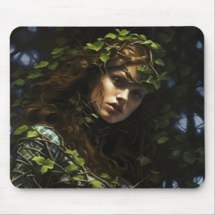 Ivy Woman Mouse Pad