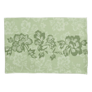 Iwalani Vintage Hawaiian Floral Band Reversible Pillowcase